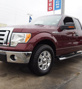 ford f 150 2009 dk  red xlt gasoline 8 cylinders 2 wheel drive automatic 77521