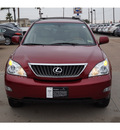 lexus rx 350 2009 red suv 6 cylinders automatic 77546