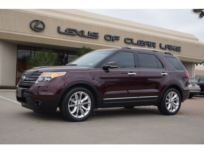 ford explorer 2011 maroon suv limited 6 cylinders automatic 77546