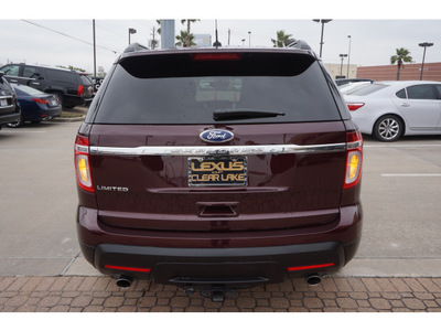 ford explorer 2011 maroon suv limited 6 cylinders automatic 77546