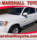 toyota tundra 2006 white limited gasoline 8 cylinders rear wheel drive automatic 75672