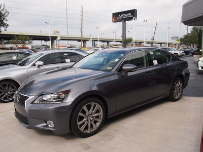 lexus gs 350 2013 gray sedan gasoline 6 cylinders rear wheel drive automatic 77074