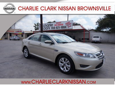 ford taurus 2011 gold sedan sel gasoline 6 cylinders front wheel drive automatic 78520