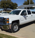 chevrolet silverado 2500hd 2015 white work truck 8 cylinders automatic 76051