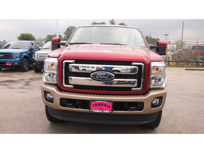 ford f 250 super duty 2014 red king ranch biodiesel 8 cylinders 4 wheel drive automatic 77375