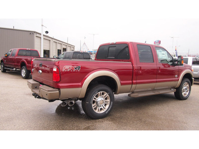 ford f 250 super duty 2014 red king ranch biodiesel 8 cylinders 4 wheel drive automatic 77375