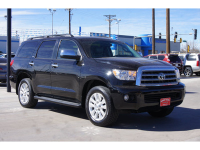 toyota sequoia 2012 black suv platinum gasoline 8 cylinders 2 wheel drive automatic 79110