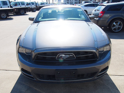 ford mustang 2014 gray v6 gasoline 6 cylinders rear wheel drive automatic with overdrive 77539