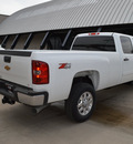 chevrolet silverado 3500hd 2014 white lt diesel 8 cylinders 4 wheel drive automatic 76051