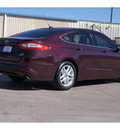 ford fusion 2013 maroon sedan se gasoline 4 cylinders front wheel drive automatic 79110