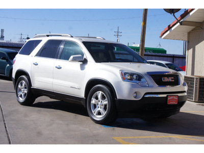 gmc acadia 2008 white suv slt 2 gasoline 6 cylinders all whee drive automatic 79110