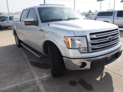 ford f 150 2011 silver lariat gasoline 6 cylinders 2 wheel drive automatic with overdrive 77539