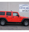 jeep wrangler unlimited 2013 red suv rubicon gasoline 6 cylinders 4 wheel drive automatic 79407