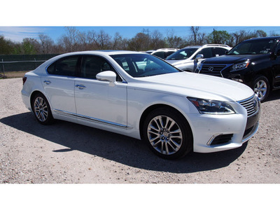 lexus ls 460 2014 white sedan gasoline 8 cylinders rear wheel drive automatic 77074