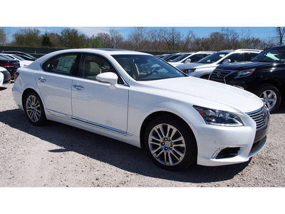 lexus ls 460 2014 white sedan gasoline 8 cylinders rear wheel drive automatic 77074