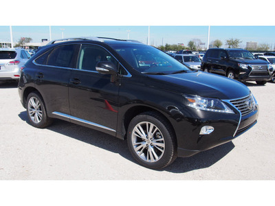 lexus rx 350 2014 black suv gasoline 6 cylinders front wheel drive automatic 77074