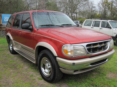 ford explorer 1998 red suv gasoline v6 4 wheel drive automatic 77379