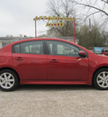 nissan sentra 2010 dk  red sedan gasoline 4 cylinders front wheel drive automatic 77379