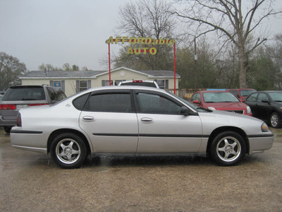 chevrolet impala 2005 silver sedan gasoline 6 cylinders front wheel drive automatic 77379