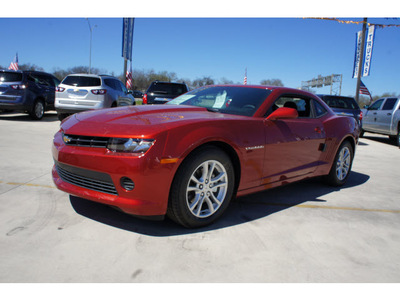 chevrolet camaro 2014 red coupe ls 6 cylinders automatic 78130