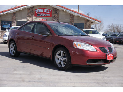 pontiac g6 2008 red sedan gasoline 6 cylinders front wheel drive automatic 79110