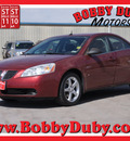 pontiac g6 2008 red sedan gasoline 6 cylinders front wheel drive automatic 79110