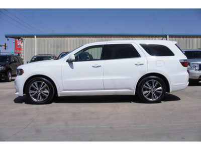 dodge durango 2013 white suv r t gasoline 8 cylinders all whee drive automatic 79110