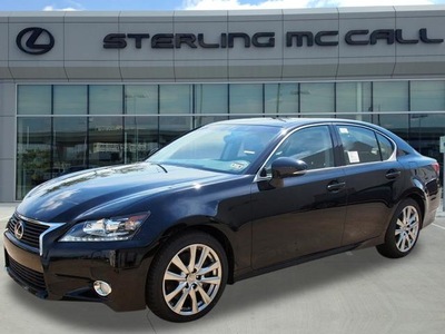 lexus gs 350 2014 black sedan gasoline 6 cylinders rear wheel drive automatic 77074