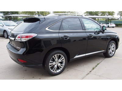 lexus rx 350 2014 black suv gasoline 6 cylinders front wheel drive automatic 77074