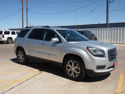 gmc acadia 2014 silver suv slt 1 gasoline 6 cylinders front wheel drive automatic 79110