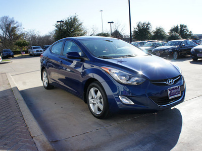 hyundai elantra 2013 blue sedan gls gasoline 4 cylinders front wheel drive automatic 76051