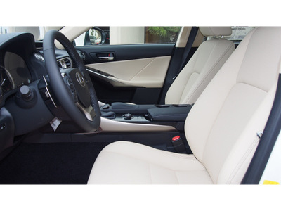 lexus is 250 2014 white sedan gasoline 6 cylinders rear wheel drive automatic 77546