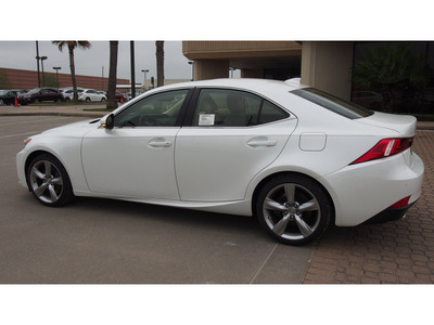 lexus is 350 2014 white sedan gasoline 6 cylinders rear wheel drive 8 speed 77546