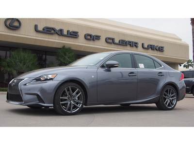 lexus is 250 2014 gray sedan gasoline 6 cylinders rear wheel drive automatic 77546