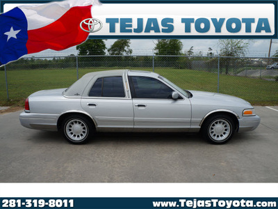 ford crown victoria 2001 silver sedan lx 8 cylinders automatic 77587