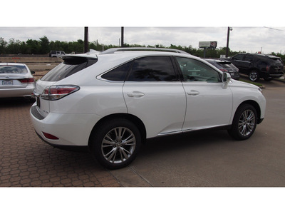 lexus rx 350 2014 white suv gasoline 6 cylinders front wheel drive shiftable automatic 77546