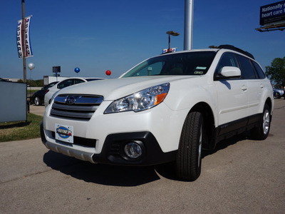 subaru outback 2014 satin white pearl wagon 2 5i limited gasoline 4 cylinders all whee drive cvt 76205