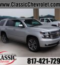 chevrolet tahoe 2015 silver suv ltz 8 cylinders automatic 76051