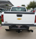 chevrolet silverado 2500hd 2014 white work truck diesel 8 cylinders 2 wheel drive allison 76051