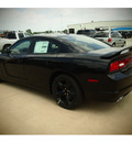 dodge charger 2014 black sedan r t gasoline 8 cylinders rear wheel drive automatic 77375