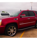 cadillac escalade 2009 red suv flex fuel 8 cylinders rear wheel drive automatic 77375