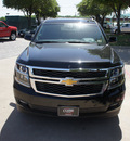 chevrolet tahoe 2015 black suv lt 8 cylinders automatic 76051