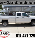 chevrolet silverado 2500hd 2015 white work truck 8 cylinders automatic 76051