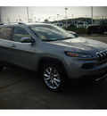 jeep cherokee 2014 silver suv limited 6 cylinders automatic 77375
