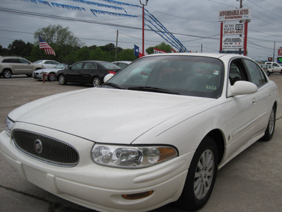 buick lesabre 2005 white sedan custom gasoline 6 cylinders front wheel drive automatic 77379