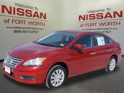 nissan sentra 2014 dk  red sedan s gasoline 4 cylinders front wheel drive automatic 76116