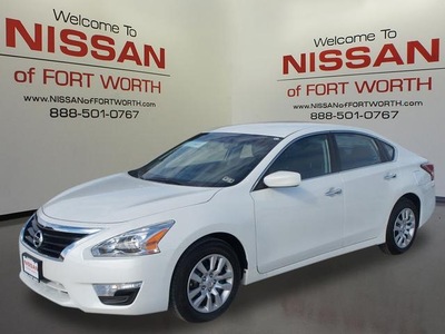 nissan altima 2014 white sedan 2 5 s gasoline 4 cylinders front wheel drive automatic 76116