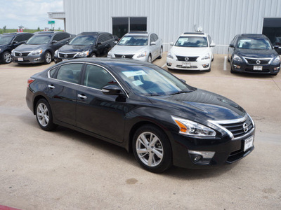 nissan altima 2014 black sedan 2 5 sv gasoline 4 cylinders front wheel drive automatic 76116