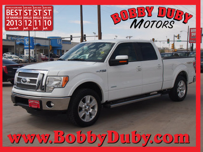 ford f 150 2012 white lariat 6 cylinders automatic 79110