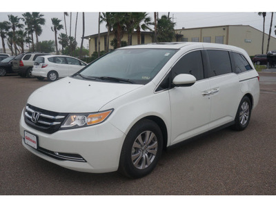 honda odyssey 2014 white van ex l res gasoline 6 cylinders front wheel drive 6 speed automatic 78586